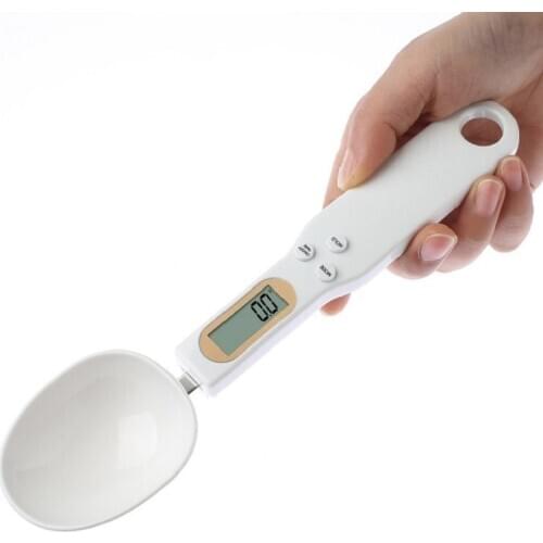 500g/0.1g Portable LCD Digital Kitchen Scale Measuring Spoon Gram Electronic Spoon Weight Volumn Food Scale New High Quality