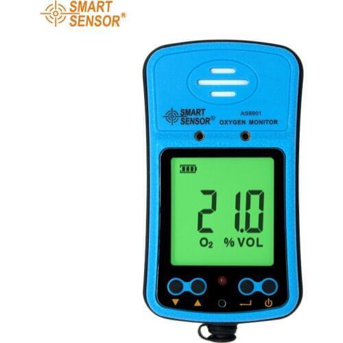 Portable Riot control oxygen gas analyzer O2 tester meter AS8901 concentration measuring instrument detector monitor tool