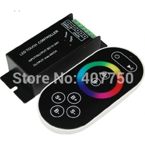 Touch screen remote controller 3 channels(R.G.B) output used for connecting and control 12V/24V 4wires rgb led light