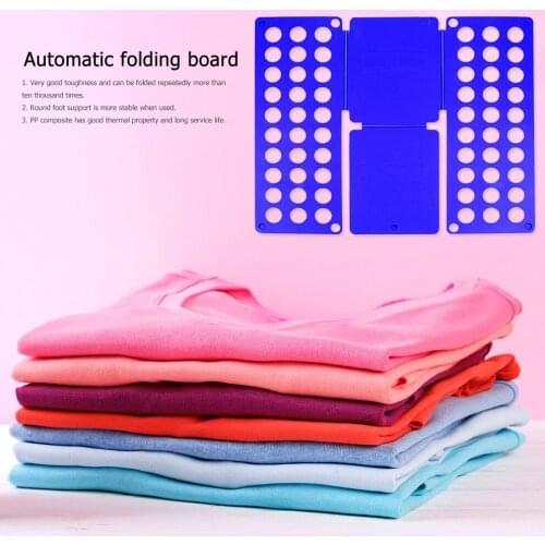 Fold Save Time Quick Clothes Holder Folding Clothes Holder Organzier Plastic Laundry Foldable Board Finishing Tools
