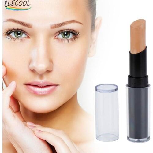 ELECOOL Face Foundation Full Concealer Pen Professional Cosmetics Makeup Lasting Dark Circles Corrector Contour Concealers Stick