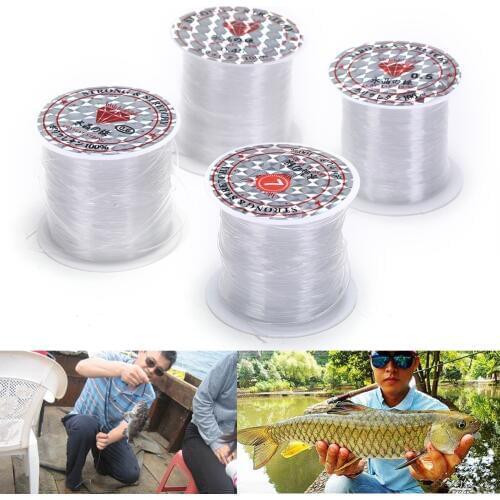 1Pc Strong Fishing Line Super Power Fish Lines Wire PE Nylon Line 4 Szies Clear Fly Fishing Line