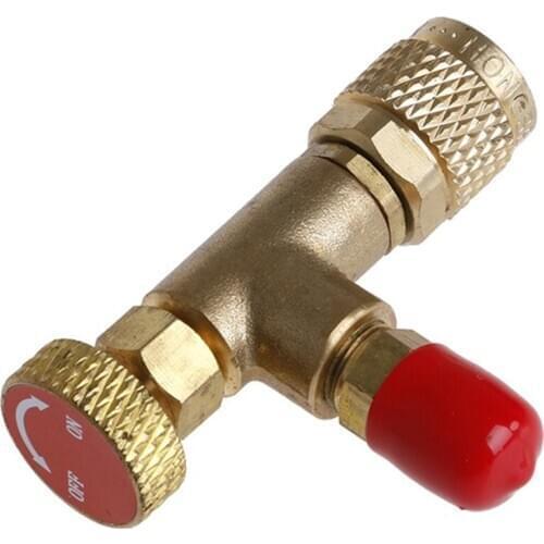 1Pc R410 90 Degree Refrigeration Adapter Connector Gauges Hose Refrigerant Air Condition Tool #Y05# #C05