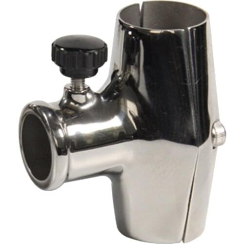 22-25mm 316 Stainless Steel Flag Pole Flagpole Holder Socket Base