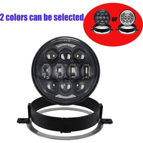 40w 45W 50W 80w with Halo ring DRL HID LED Headlight for 2005 Honda VTX 1800 with a adapter ring bracket