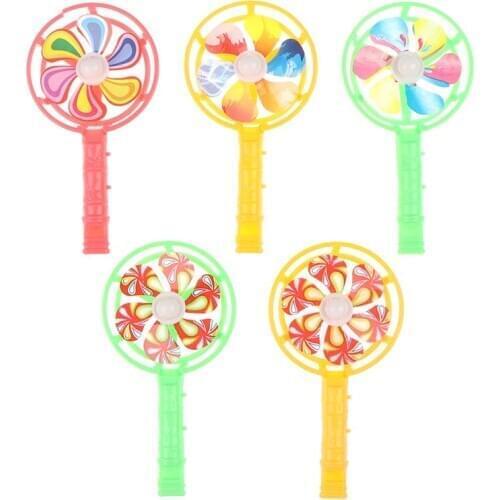 5Pcs KIds Windmill Whistle Toy Children Coloful Windmill Whistle Musical Developmental Toy Party Props