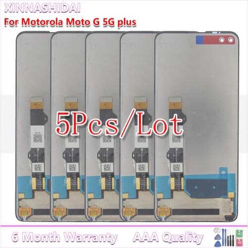 5pcs/For Motorola Moto G 5G Plus LCD Display Touch Screen Digitizer Assembly Replacement For Moto G 5G Plus