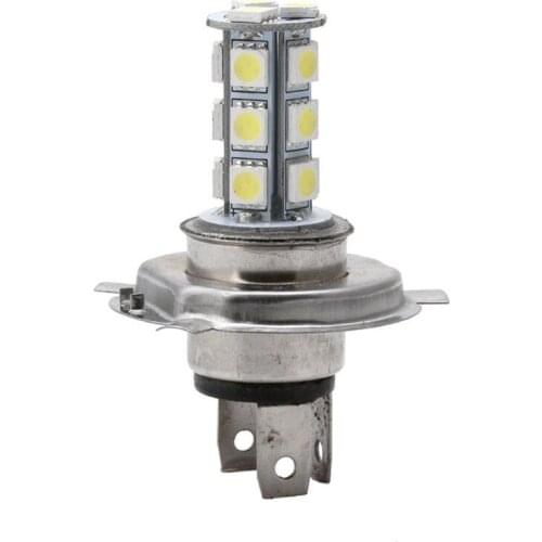 6000K 12V White RV Camper Headlight H4 5050 18-LED Light Bulbs Backup Reverse