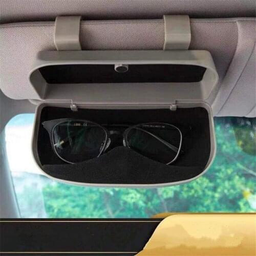 Car Glasses Case Sunglasses Storage Box 4 Colors Auto Interior Accessories Glasses Holder Sun Visor Automobiles thickness