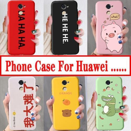 Phone Case For huawei Y5 2018 y7 prime Cartoon Cute Pattern Case For huawei p smart honor 6c y92018 Back Cover Silicon Lucky tpu