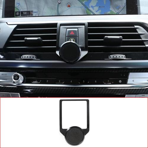 For BMW X3 X4 G01 G02 18-21 Aluminum Alloy Black Cell Phone Holder Navigation Bracket