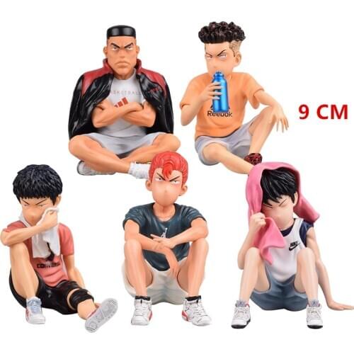 Inoue Takehiko Action Figure Collections Slam Dumk Character Models Mitsui Sakuragi Hisashi Rukawa Kaede Dasin Toys for Adults
