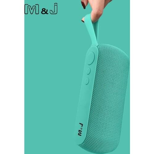 M&J New Mini Bluetooth Speaker Portable Wireless Speaker Subwoofer Stereo Music for Smartphones Support FM and TF Card