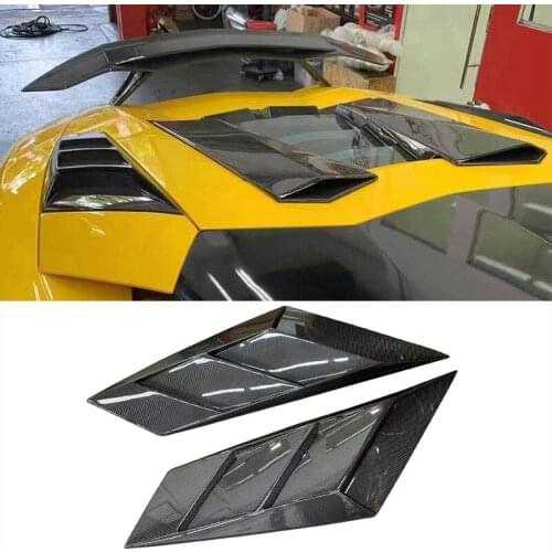 Suitable for Lamborghini Aventador LP700 SuperVelo /SV carbon fiber style rear exhaust sweep 11-14