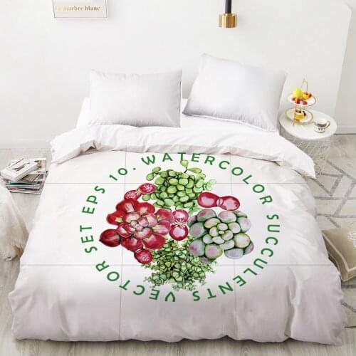 Duvet cover Comfortable Quilt Blanket Case Queen King Bedding 140x200 240x260 for Home Nordic simple green