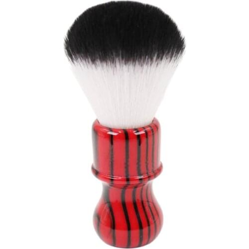 Yaqi Evil Zebra 26mm Knot Black and Red Handle Synthetic Hair Shaving Brush
