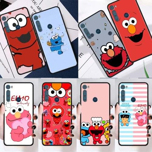Silicone Case for Motorola G9 Play One Fusion G8 Power Lite G10 G30 Edge Plus E6s G Stylus Soft Coque Cute Monsters
