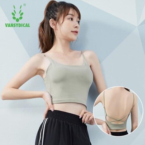 Yoga Sport Bra Women Seamless Sexy Shockproof Push Up Running Lingerie Breathable Fitness Vest Gym Clothing Female Sportwear