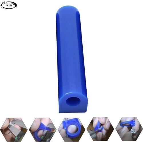 Berkem Ferris Carving Wax,Wax Ring Molds Tubes, Blue Color Wax Patterns Ring,Polishing Engraving Accessories