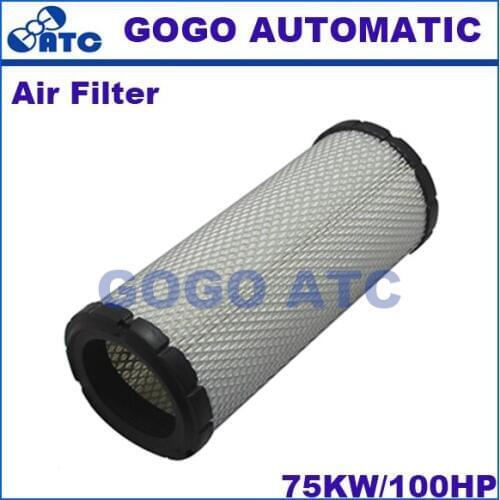 High quality Air filter 75KW/100HP Screw Compressors new Wind Filter Screw machine parts Vinyl one-way air compressor