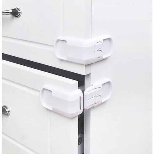 5Pcs Plastic Baby Kids Safety Protection From Children In Cabinets Boxes Lock Drawer Door Terminator Security Product Supplies