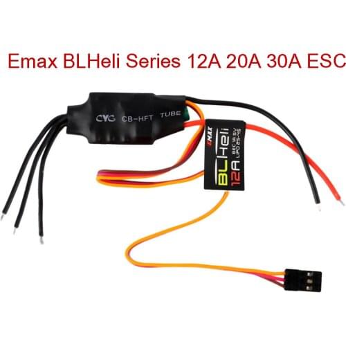 1pcs Emax BLHeli Series 12A 20A 30A ESC Speed Controller with BEC for RC Drone FPV DIY Multirotors Fixed-wing Aircrafts