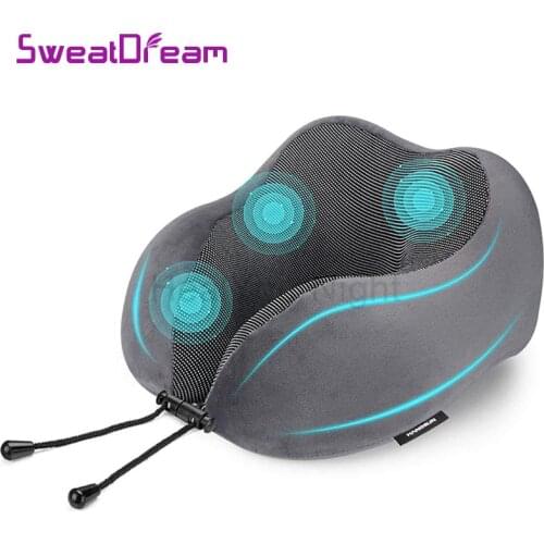 1PC U Shaped Memory Foam Neck Pillows Soft Slow Rebound Space Travel Pillow Solid Neck Cervical Healthcare Bedding DropShipping