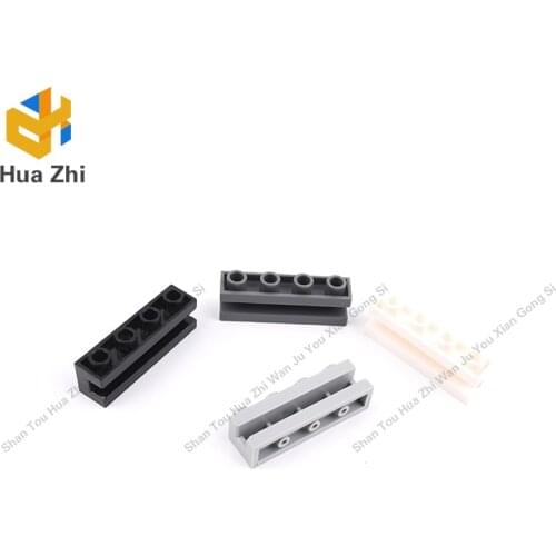 Building Blocks Parts 2653 10PCS Brick Special 1 x 4 with Groove LEGOING MOCS Education