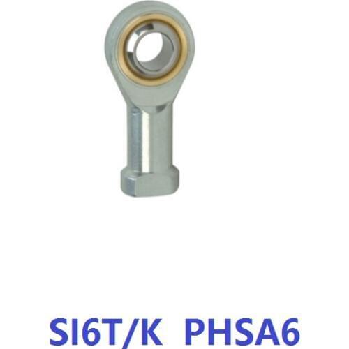 20pcs SI6T/K PHSA6 6mm rod ends plain bearing rod end joint bearing SI6
