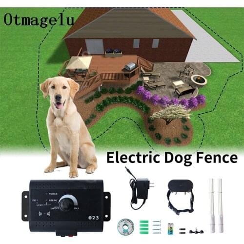 2021 Safety Pet Dog Electric Fence With Waterproof Dog Electronic Training Collar Buried Electric Dog Fence Containment System
