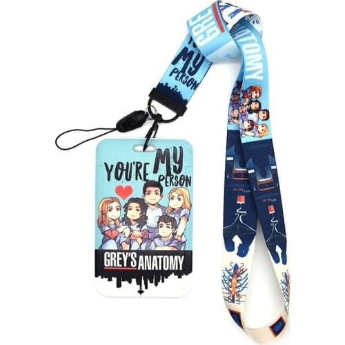 2021 Cartoon PVC Name Card Student Campus Card Hanging Neck bag Card Holder Lanyard ID Card Meal Card Package Drop Shipping