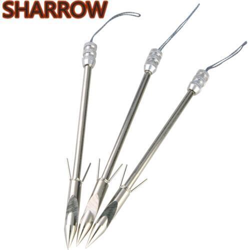 3/6/12Pcs Archery Bow Fishing Arrowheads Slingshot Catapult Bowfishing Tips For Bow Outdoor Camping Shooting Fishing Accessories