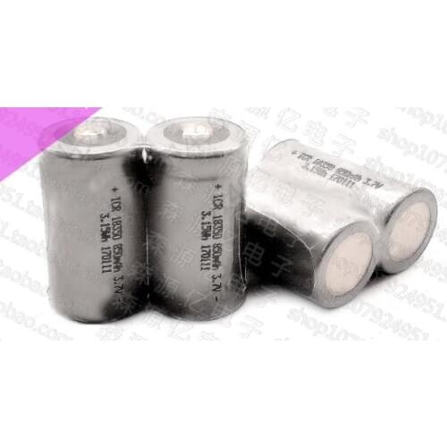 5PCS 3.7V850MAH 18350 lithium battery power 3.7V domestic ICR flashlight rechargeable battery 850mAH