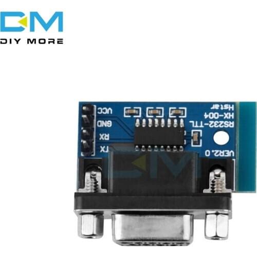 DB9 MAX3232 RS232 to TTL Serial Port Converter Module Contor MAX232 Diy Electronic PCB Board TX RX VCC GND 3.3V 5.5V