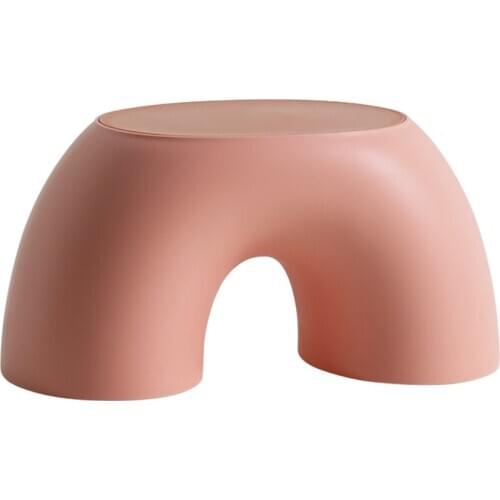 ChildrenS Plastic Stool Rainbow Step Stool Footstool Safety Nursery Furniture Kids Low Chair Footrest Sofa For Living Room 1pcs