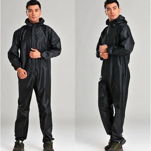 Motorcycle Profession Work Raincoats Clothes Conjoined Waterproof Reflective Electric Fashion Raincoat Jackets Suits