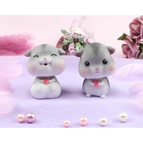 Creative Cute Mouse Shaking Head Car Dashboard Decoration Car Ornament Decoration Accessories Car Dashboard Toys for women girl