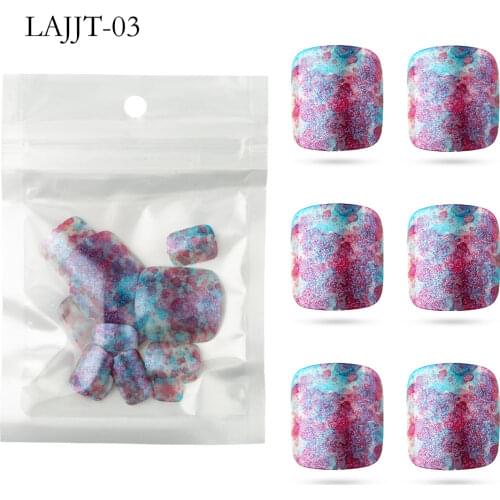 24pcs Fake Toe Nail Red Pink Summer High Quality Solid Color Foot False Nail Artificial Nails Smooth Toenail Press on Toenail