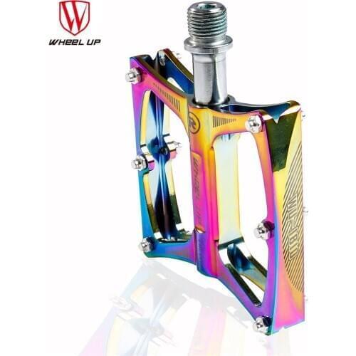 Wheel Up New Bicycle Pedal CNC AL 6061 3 Sealed Bearing Bike Pedals for MTB Road Racing Riding Anti-skid Cycling Parts