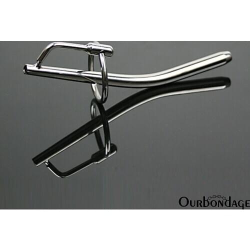 Ourbondage 2 Size Stainless Steel Urethral Pipe Chastity Penis Sounds Urethral Insert Dilator Penis Sounding Sex Toy For Men