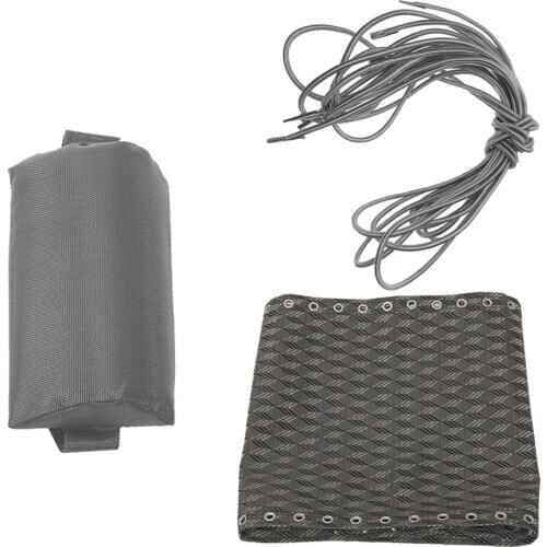 Blesiya Replacement Cloth & Laces & Head Pillow for Folding Chairs Rhombus