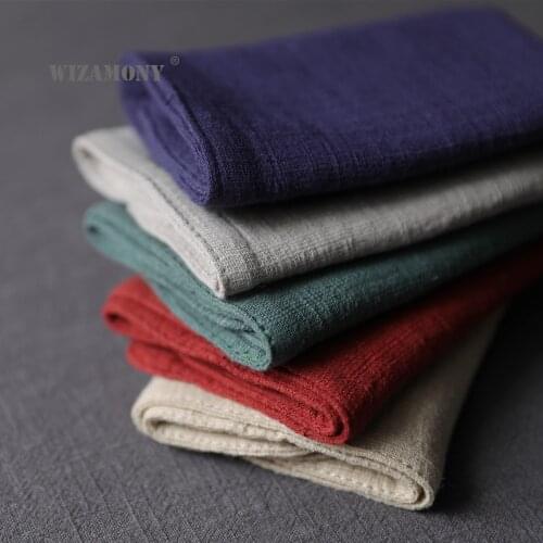 WIZAMONY Factory direct sales tea towels plus thick tea cloth custom logo teacups cleaning cotton tea towels