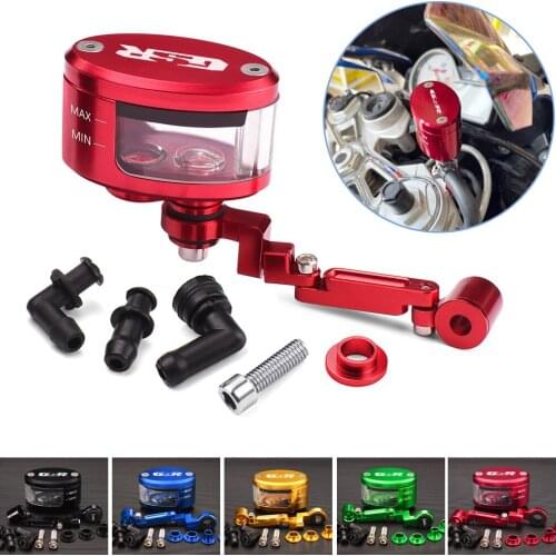 GSR CNC Motorcycle Brake Fluid oil Reservoir Cup For Suzuki GSR 750 600 400 GSR400 GSR600 GSR750 2006-2012 2011 2010 2009 2008