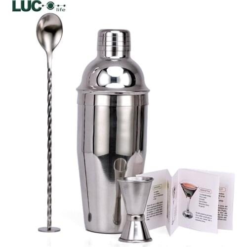 Cocktail Shaker Set Home DIY Suit for Mixed Drinks Martini Bar Tools Perfect Gift