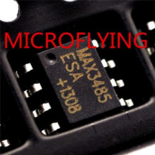 MICROFLYING 100PCS MAX3485ESA MAX3485 SOP-8 RS485 Transceivers IC