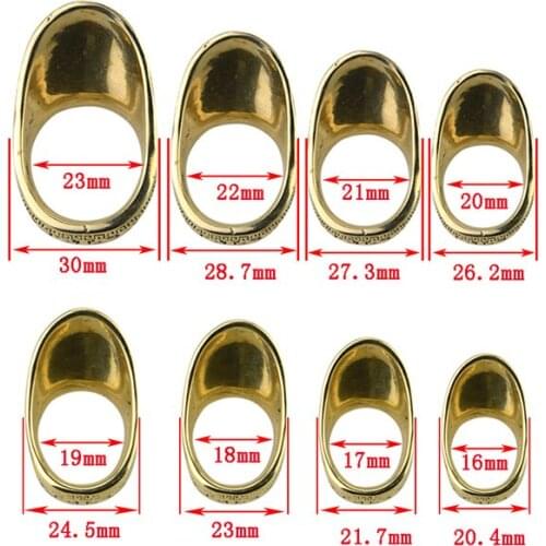 16-23mm Archery Pull Finger Guard Ring Protective GearTraditional Thumb