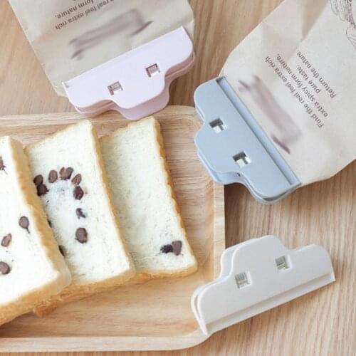 1Pcs Plastic Bag Sealer Snack Fresh Food Storage Bag Clips Kichen Items Accessories Mini Vacuum Sealing Clamp Food Clip Tool