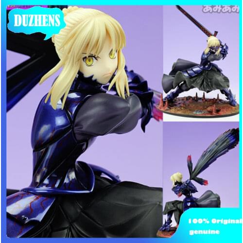 Original Japanes Anime Fate/Grand Order Black Saber Vortigern Original genuine PVC Action Figure Anime Figure Model Doll Gift