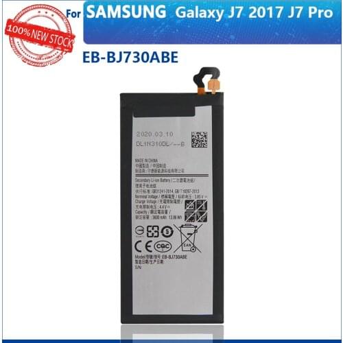 100% Original 3600mAh EB-BJ730ABE Battery For Samsung Galaxy J7 Pro 2017 J730 SM-J730F J730FM Phone Battery With Tracking number