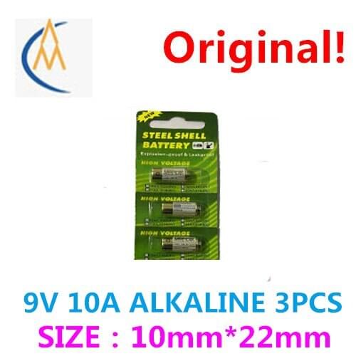 3PCS Brand new authentic 10 a9v garage door remote control point of reading pen battery a9v car remote control and durable